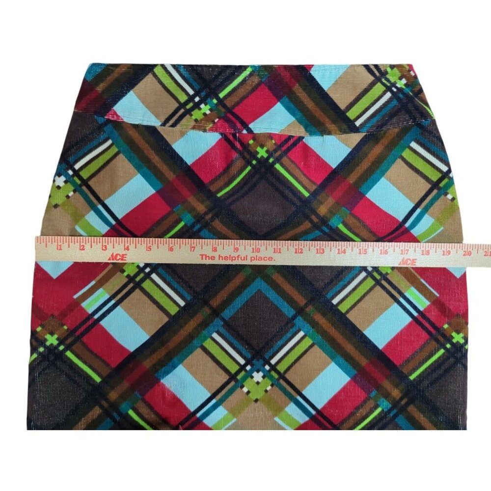 Etcetera Mini Skirt Sz‎ 6 Velvet Corduroy A Line Goblincore Grunge Y2K Retro - Picture 8 of 11